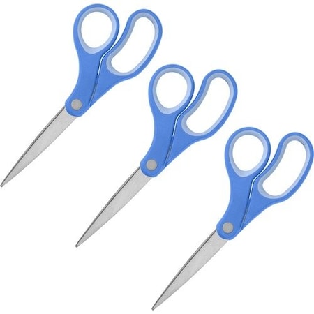 Sparco SCISSORS, RUBBER, BENT, 8in, BE, 3PK SPR39043BD